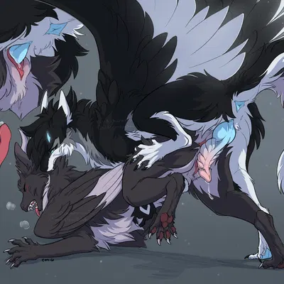 ender (endermoonfur), whiro (mythology) created by endermoonfur