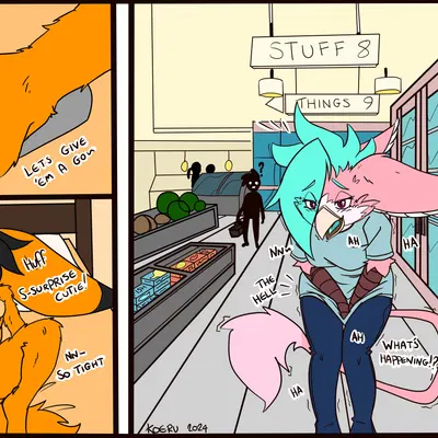 enji arklight, koeru (koeru) (kinktober, kinktober 2024) created by koeru