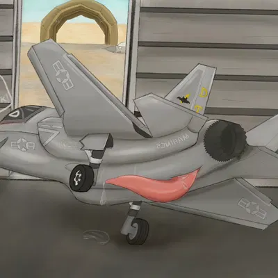 f-35 lightning ii, lockheed martin created by chilliad