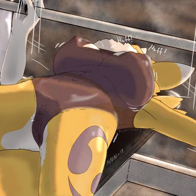 fan character (bandai namco, digimon) created by foxylilshrink