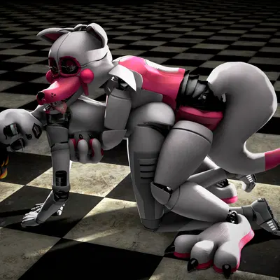 fan character, funtime foxy (fnaf), mag (magniym) (five nights at freddy's, scottgames) created by zelyonka