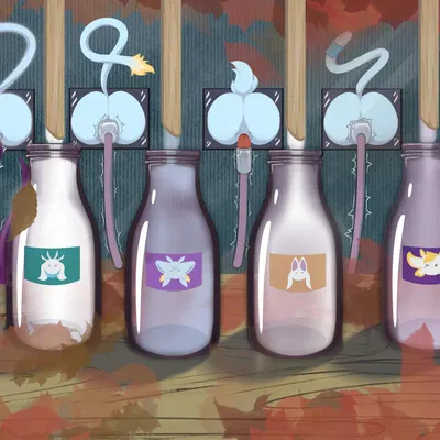 fan character, harvie (harvie sorroway), safi (holocesaphira) (microsoft, ori (series)) created by holocesaphira