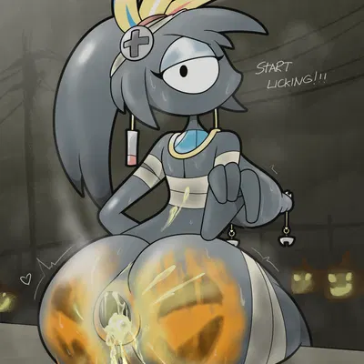 fan character, magna (trinitroid) (halloween, nintendo) created by trinitroid