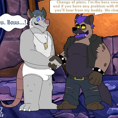 fan character, squealers chief (brok the investigator, cowcat games) created by derglusts