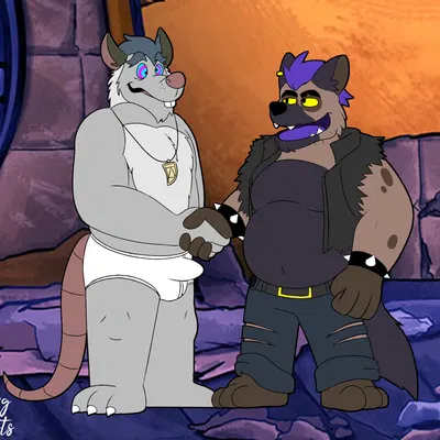 fan character, squealers chief (brok the investigator, cowcat games) created by derglusts