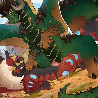 fang (cr0wn), veil (veildragoness) (mythology) created by arsauron, greame