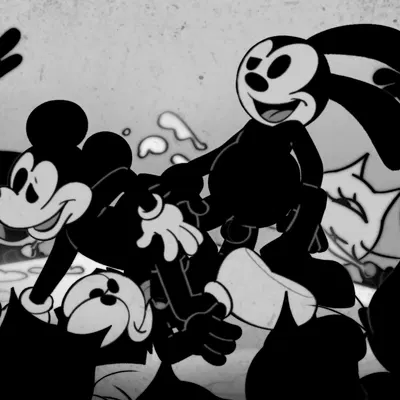felix the cat, mickey mouse, oswald the lucky rabbit (disney, felix the cat (series)) created by hairlessboyblunder