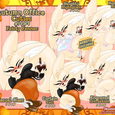 fenneko (aggretsuko, sanrio) created by wastedtimeee