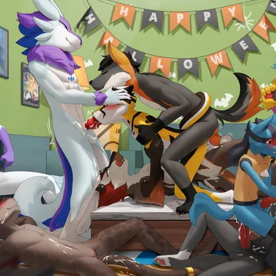 fin the fox, kurt (chris13131415), silviara (halloween, nintendo) created by steel cat