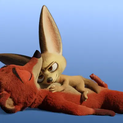 finnick (zootopia), nick wilde (disney, zootopia) created by rasterraccoon