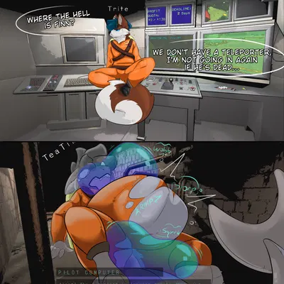 finny (teatimemfs), jay (gurglegluts) (lethal company) created by gurglegluts