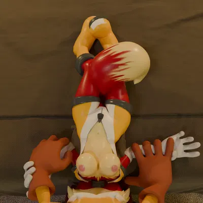 fiona fox, miles prower (archie comics, sega) created by rotalice2