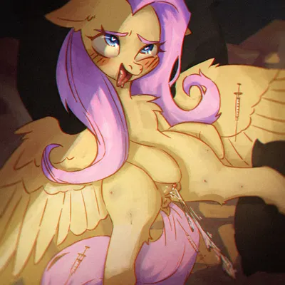 fluttershy (mlp) (friendship is magic, hasbro) created by tea patriarch