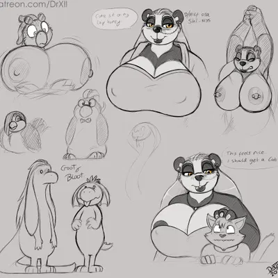 frieda locke, rose t chicken, shaw (catminion) created by drxii