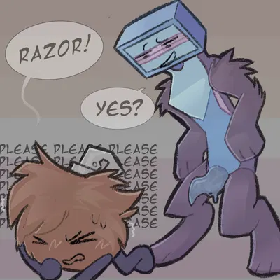 fuzzball (objectified), razor (objectified) (object shows, objectified (webcomic)) created by pawsomela