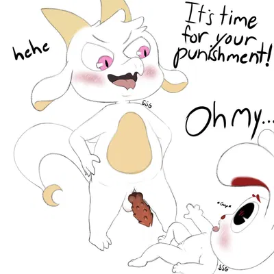 fwench fwy (chikn nuggit), iscream (chikn nuggit) (chikn nuggit, mythology) created by somestickygoo