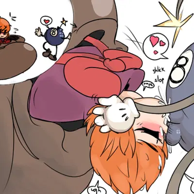 george (skullgirls), peacock (skullgirls) (skullgirls) created by captainkirb