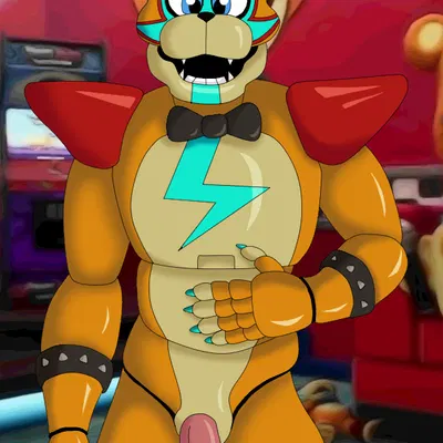 glamrock freddy (five nights at freddy's, five nights at freddy's: security breach) created by ciel-wolf