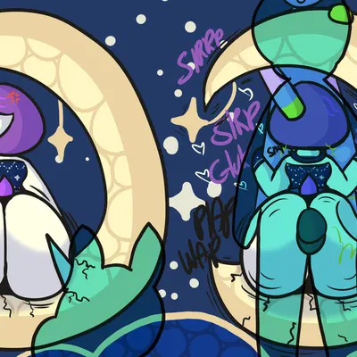 gloria (animal crossing), julian (animal crossing), kidd (animal crossing) (animal crossing, instant loss 2koma) created by klutzatdusk