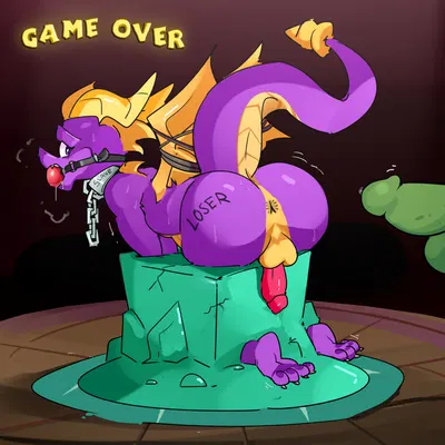gnasty gnorc, spyro (activision, european mythology) created by zinnick