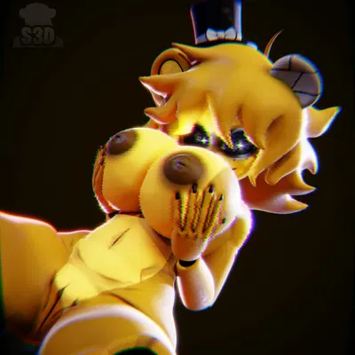 golden freddy (fnaf), type 0 (cryptiacurves) (five nights at freddy's, fredina's nightclub) created by shachath3d