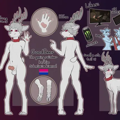 gooddeer, ych (character) (capcom, microsoft) created by reetogoth
