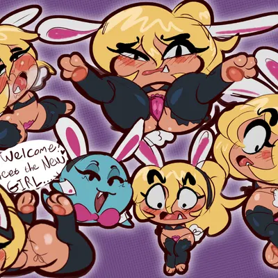 goombella, peeka (mario) (mario bros, nintendo) created by baebot