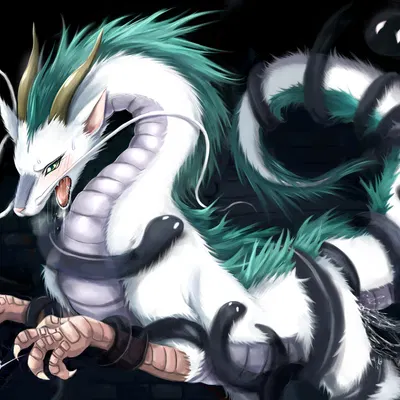 haku (spirited away) (ghibli, mythology) created by wyverness