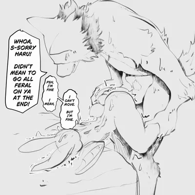 haru (beastars), legoshi (beastars) (beastars) created by apsel bluestar