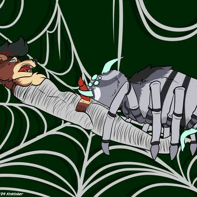 hideo (kurisu), kurisu coyote (kinktober, kinktober 2024) created by harikuran