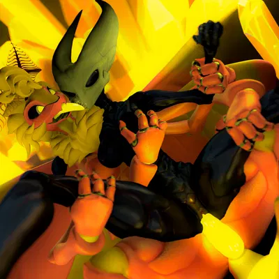 hornet (hollow knight), parabellam (warfaremachine) (hollow knight (franchise), team cherry) created by odoody