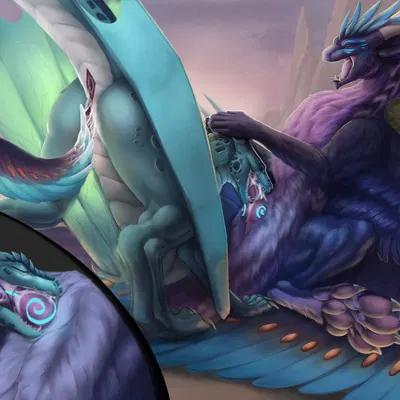 indigo fluff, zyristra (european mythology, mythology) created by ztalex