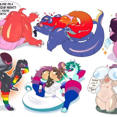 iris (tentabat), kirli, leeson smith (mythology, nintendo) created by tentabat