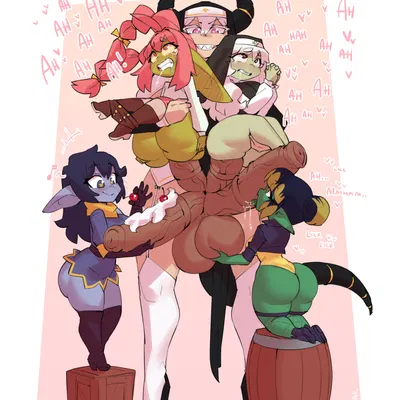 jackie (durgentamar), nixi (athighhighguy), onyx (holy dragon) created by borvar