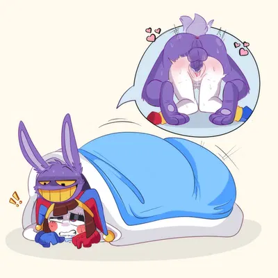 jax (tadc), pomni (tadc) (glitch productions, the amazing digital circus) created by jesterjerk