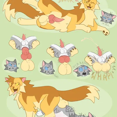 jayfeather (warriors), lionblaze (warriors) (warriors (book series)) created by deadingdog