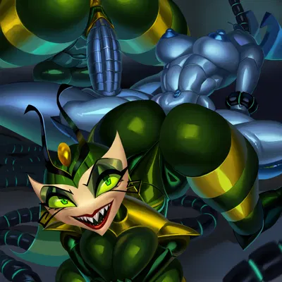 jenny wakeman, vexus (my life as a teenage robot, nickelodeon) created by linorgoldenfish