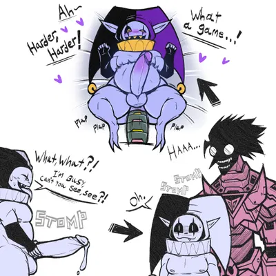 jevil (deltarune), spamton g. spamton, spamton neo (deltarune, undertale (series)) created by kibichi