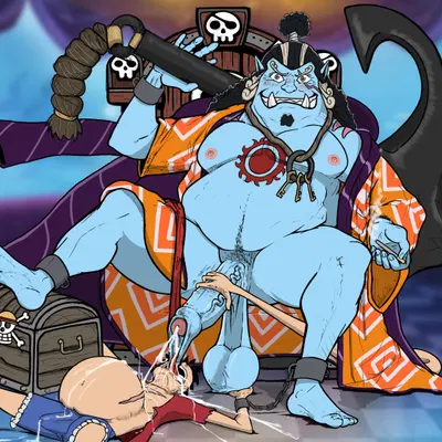 jinbe, monkey d. luffy (one piece) created by rev (artist)