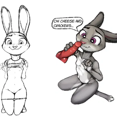 judy hopps (disney, zootopia) created by theunnoticedone