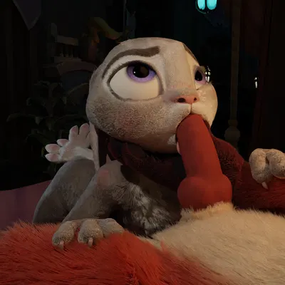 judy hopps, nick wilde (disney, zootopia) created by lewd factory
