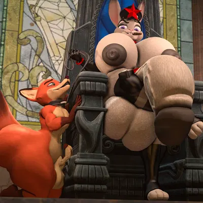 judy hopps, nick wilde (disney, zootopia) created by ok bruh