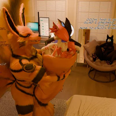 kimiko five-tails, kurama, mal0 (epic games, fortnite) created by ionwing