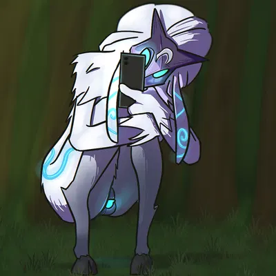 kindred (lol), lamb (lol) (league of legends, riot games) created by chel motley