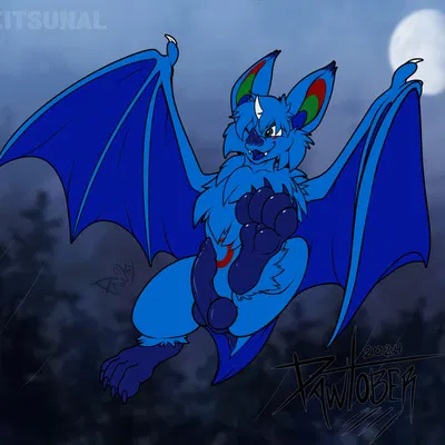 kitsunal (character) (pawtober) created by pawzzhky