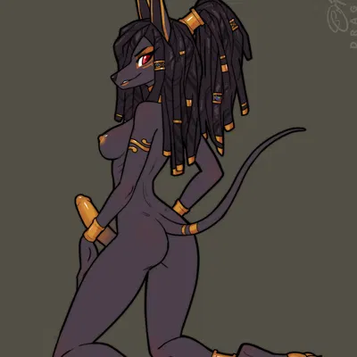 kiyathejackal (character) (egyptian mythology, middle eastern mythology) created by dragonfu