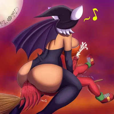 knuckles the echidna, rouge the bat (halloween, sega) created by floydfiveeyes