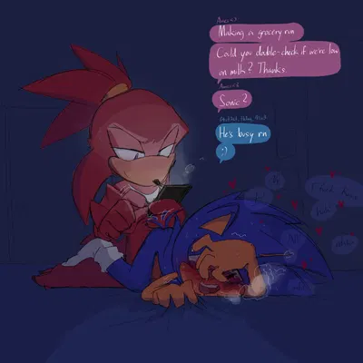 knuckles the echidna, sonic the hedgehog (sega, sonic the hedgehog (series)) created by 2toastyyy