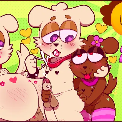 koffi (moneydogfilms), snooky (moneydogfilms) created by afro chan332