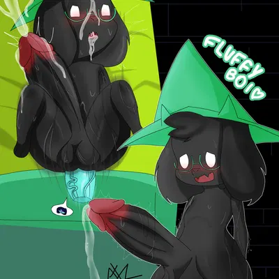 kris dreemurr, ralsei (deltarune, undertale) created by shorties tavern